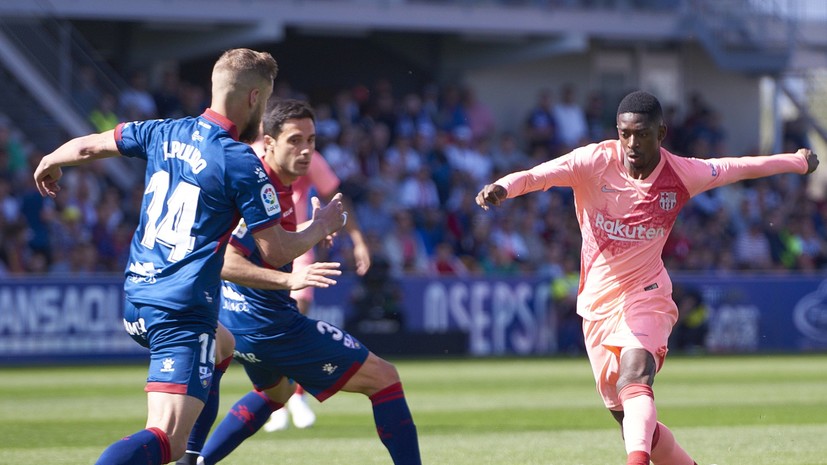 «Барселона» без Месси не смогла обыграть «Уэску» в матче Примеры