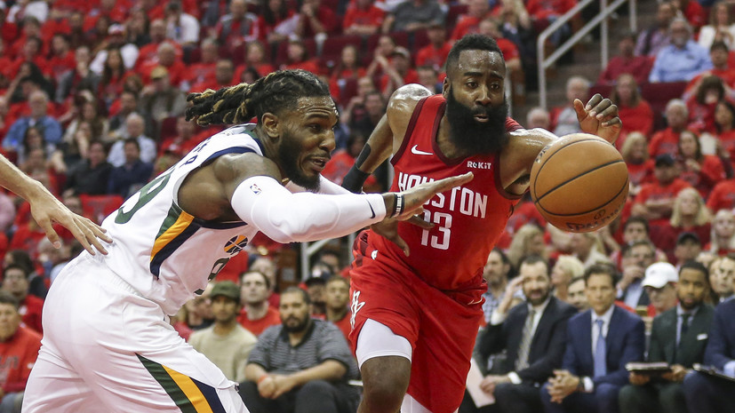 «Хьюстон» вышел вперёд в серии плей-офф НБА с «Ютой», Харден оформил дабл-дабл