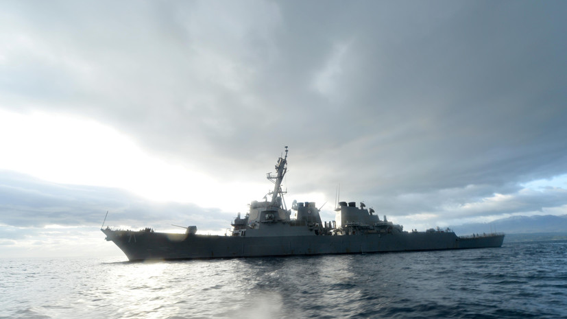Силы ЧФ организовали слежение за эсминцем США в Чёрном море