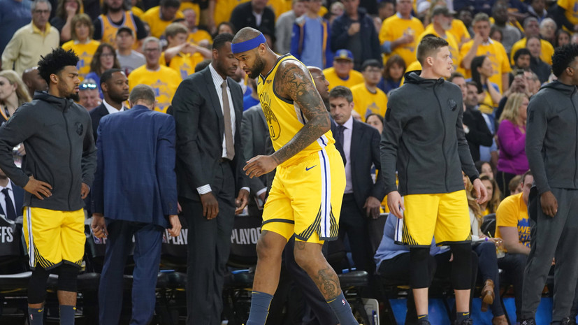 СМИ: Баскетболист «Голден Стэйт» Казинс пропустит плей-офф НБА