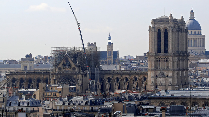 Франция проведёт международный конкурс по восстановлению шпиля Нотр-Дама