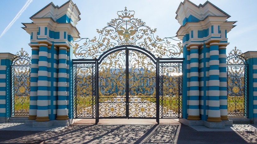 В «Царском Селе» завершили реставрацию Золотых ворот Екатерининского дворца