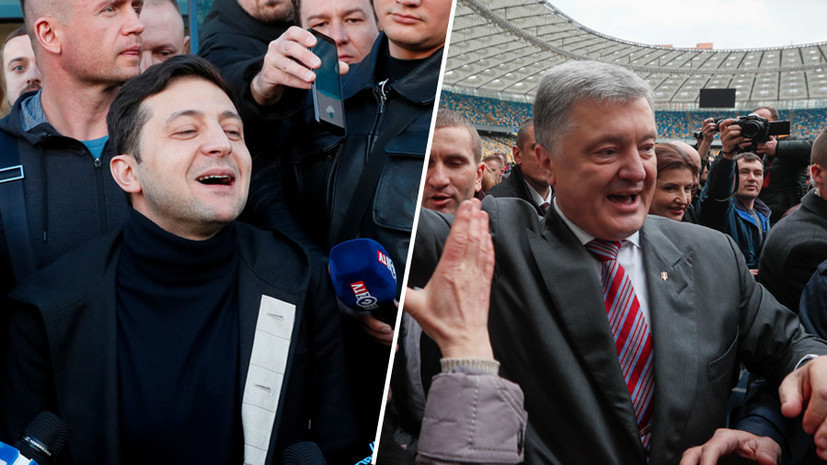 Центризбирком Украины перенёс время теледебатов Зеленского и Порошенко