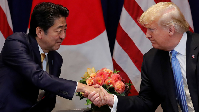 Глава МИД Японии анонсировал визит Абэ в США