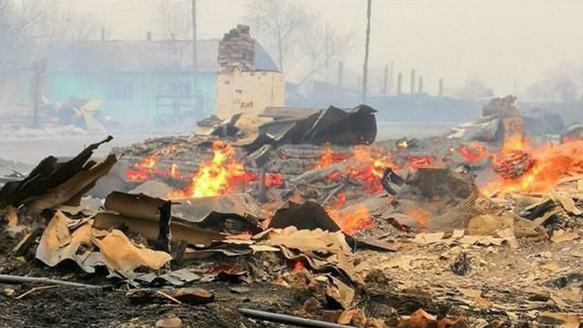 В МЧС сообщили о пожарах в восьми населённых пунктах Забайкалья
