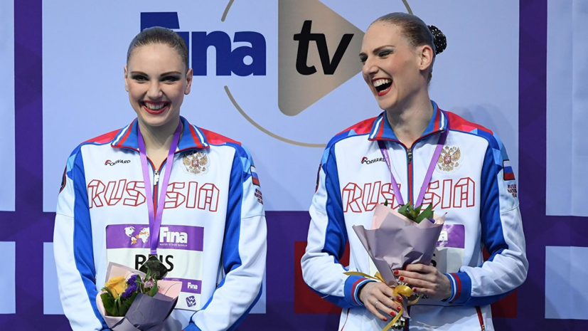 Синхронистки Колесниченко и Ромашина победили в произвольной программе на этапе Мировой серии в Казани
