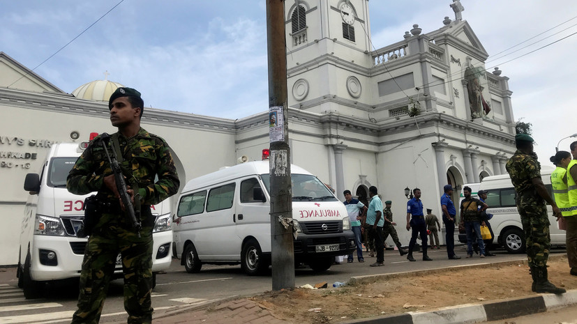 При взрывах на Шри-Ланке погибли более 20 человек