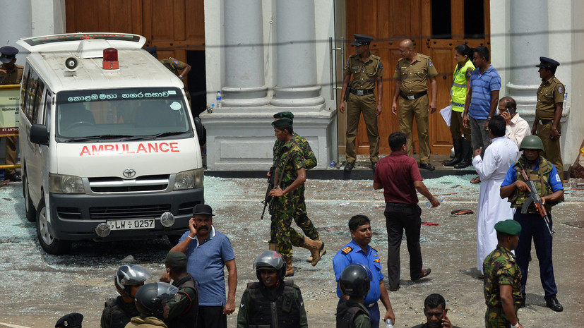 Число погибших при взрывах на Шри-Ланке достигло 52