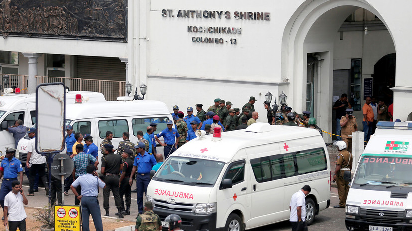 Число погибших при взрывах на Шри-Ланке достигло 160