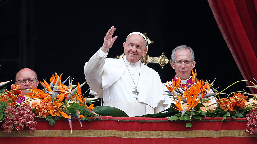 Папа Римский обратился в Пасху с призывом к миру