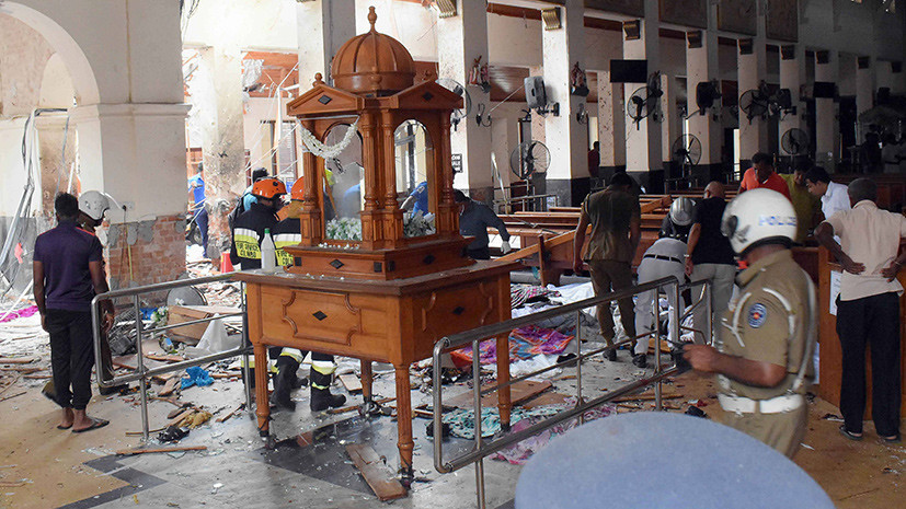 Теракты во время католической Пасхи: число погибших при взрывах в церквях и  отелях на Шри-Ланке превысило 200 — РТ на русском