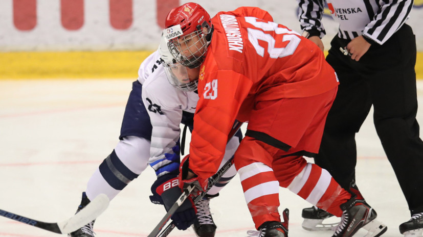 Юниорская сборная России по хоккею уступила США на ЧМ в Швеции