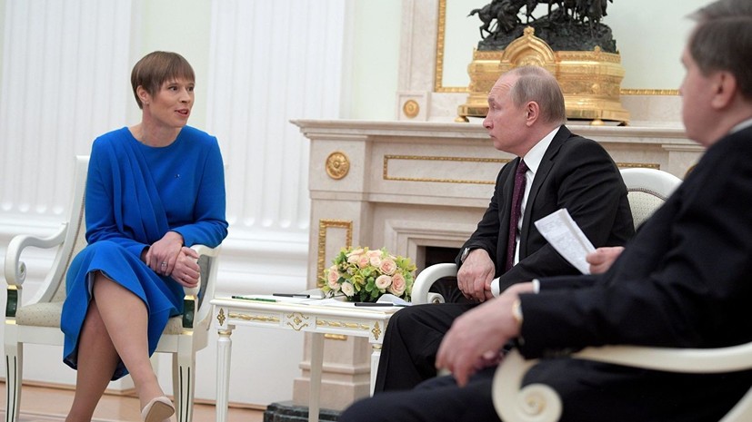 В МИД Эстонии прокомментировали встречу Кальюлайд с Путиным в России