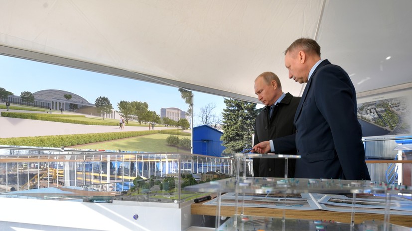 Путин одобрил возведение в Петербурге парка «чуть получше» «Зарядья»