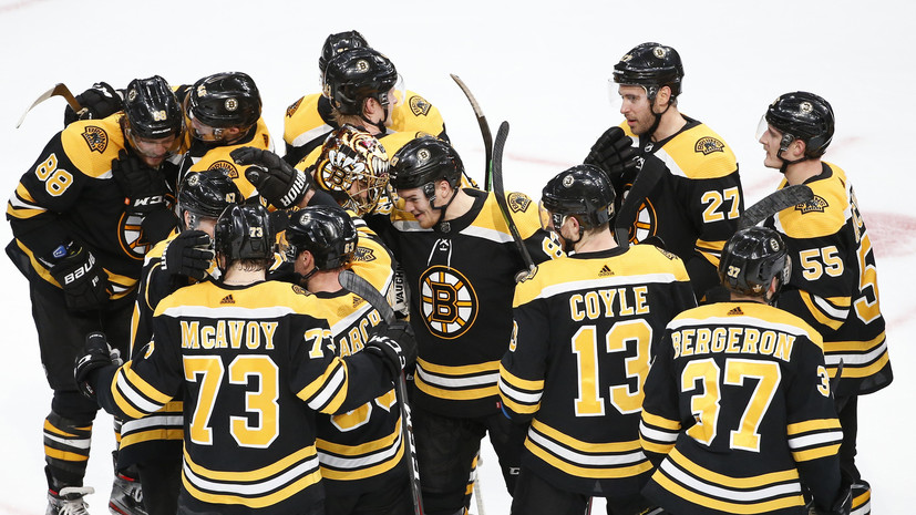 «Бостон» выиграл у «Торонто» решающий матч серии первого раунда плей-офф НХЛ