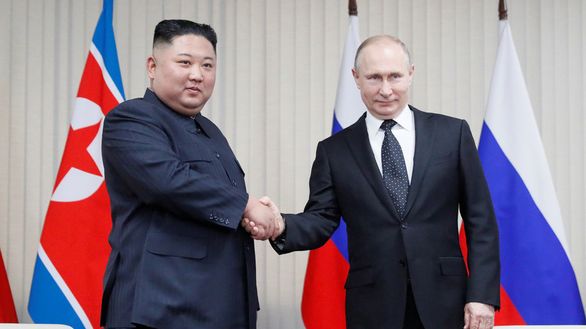 В МИД Китая прокомментировали встречу Путина и Ким Чен Ына