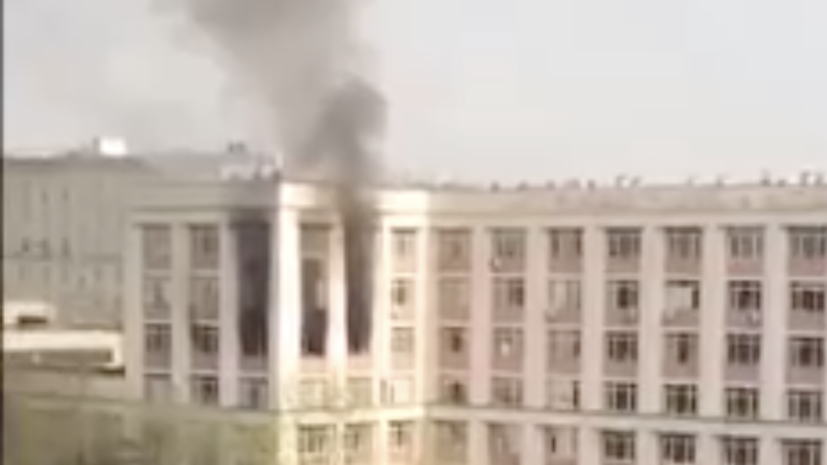 В Москве ликвидирован пожар в РГУ нефти и газа 