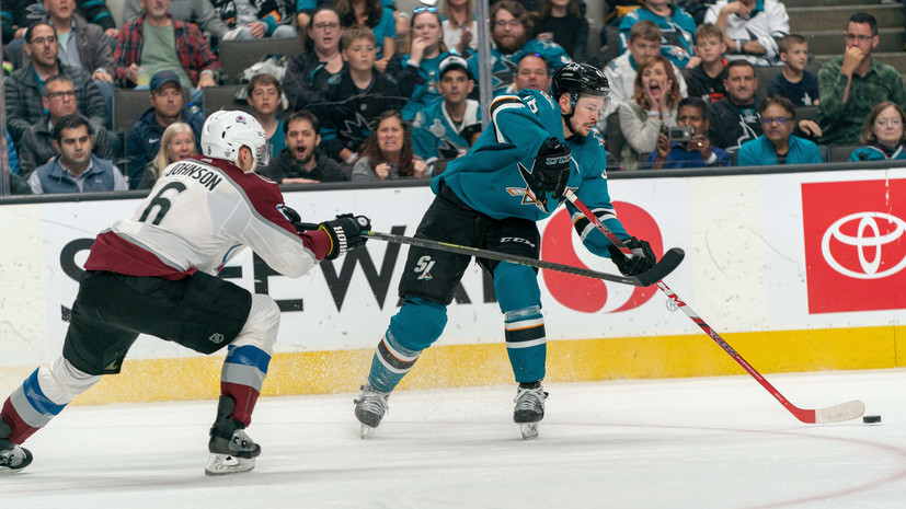 «Колорадо» с Задоровым уступил «Сан-Хосе» в матче плей-офф НХЛ