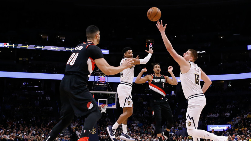 «Денвер» взял верх над «Портлендом» в первом матче серии плей-офф НБА