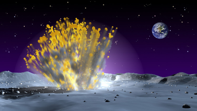 «Способ изучить механику падения»: испанские астрономы зафиксировали столкновение метеорита с Луной