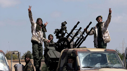 Бойцы Ливийской национальной армии