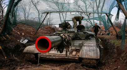 Позиция украинских войск в Донбассе