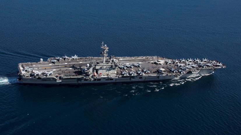 «С безжалостной силой»: США направят к берегам Ирана авианосную группу