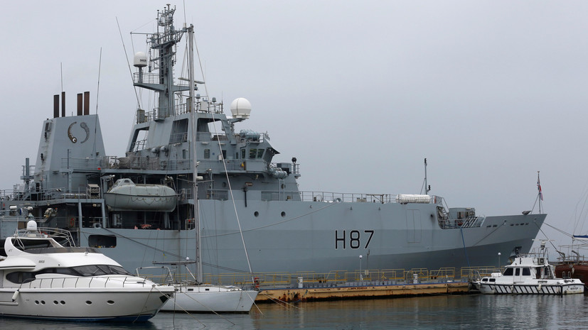В порт Одессы прибыл корабль ВМС Великобритании
