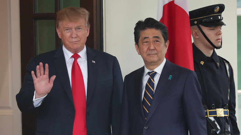 Трамп обсудил с Абэ ситуацию вокруг КНДР