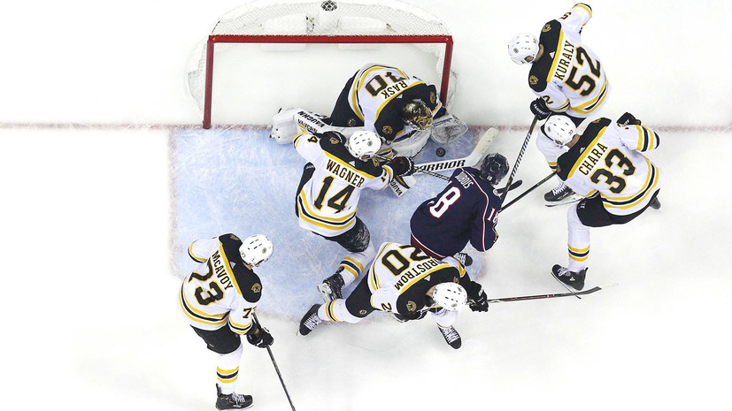 «Бостон» победил «Коламбус» и вышел в финал Восточной конференции НХЛ