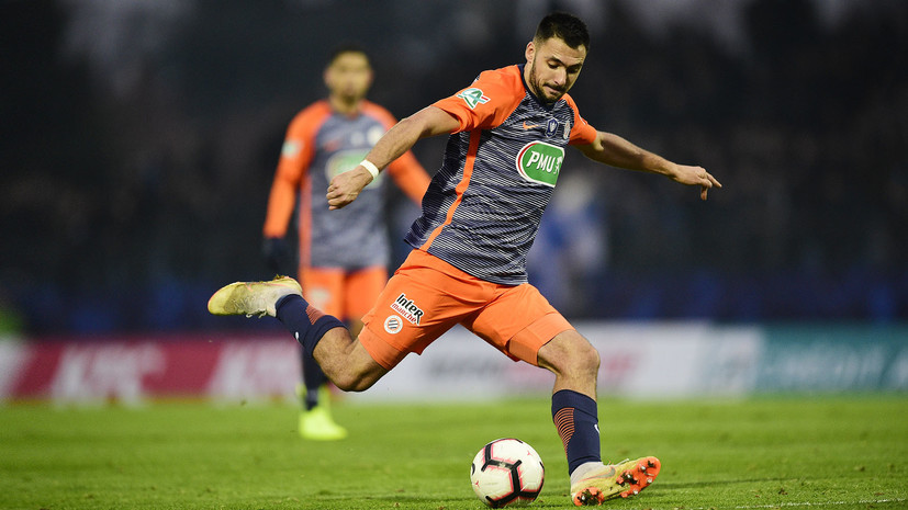 СМИ: Российские футбольные клубы заинтересовались форвардом «Монпелье»