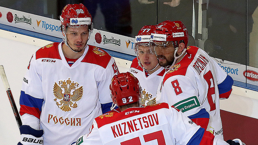 Игроки сборной России по хоккею прошли курс подготовки пилотов боевых истребителей