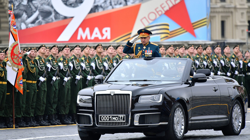 Аурус Сенат кабриолет парад Победы