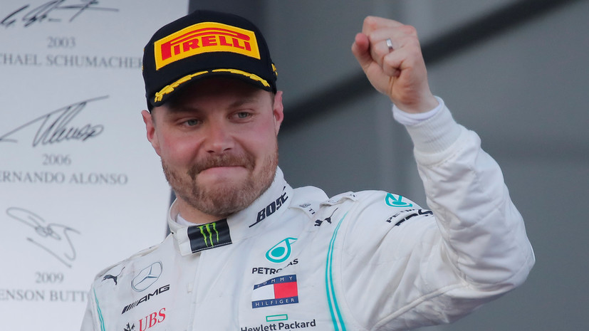 Боттас стал лучшим в первой практике Гран-при Испании, Квят — девятый