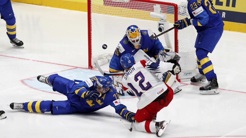 Сборная Чехии победила Швецию на ЧМ-2019 по хоккею