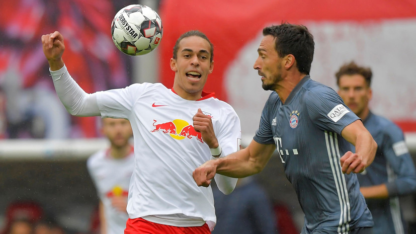 «Бавария» сыграла вничью с «Лейпцигом» в матче Бундеслиги