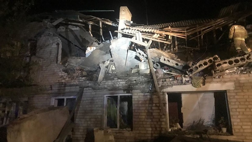 В посёлке Ростовской области ввели ЧС после взрыва газа в жилом доме