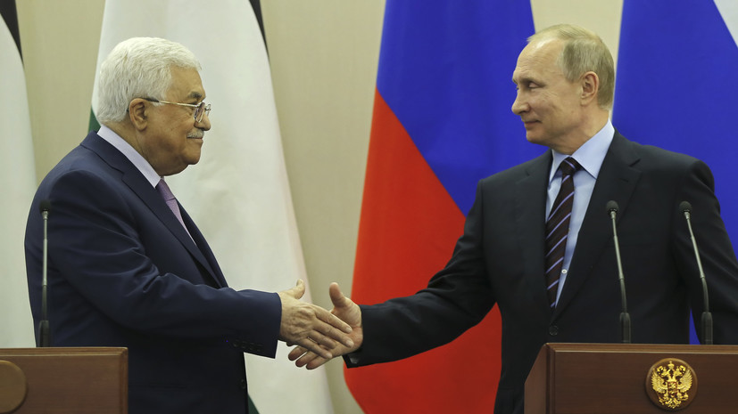 В МИД Палестины заявили о планах провести встречу Аббаса и Путина