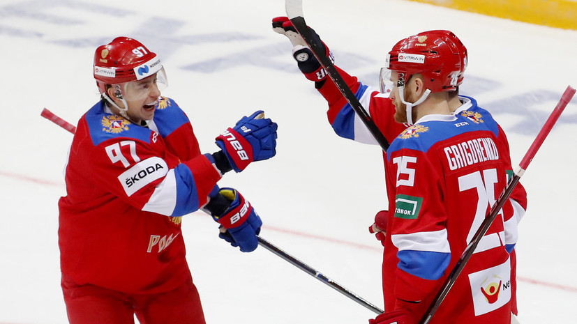 Григоренко забросил шайбу в меньшинстве в матче сборных России и Италии на ЧМ