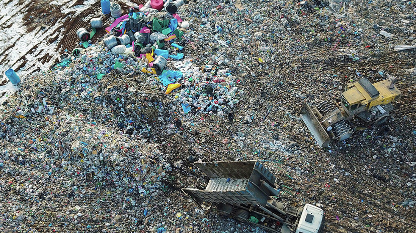 На полигоне твёрдых бытовых отходов в Омской области произошло повторное возгорание