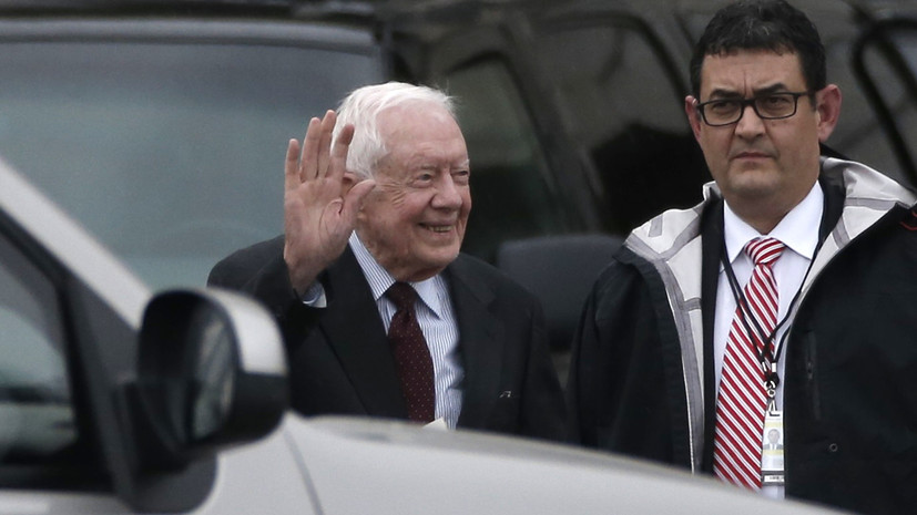 Джимми Картера выписали из больницы после перелома бедра