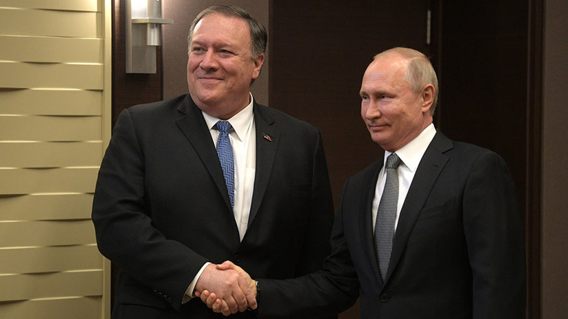 Точки соприкосновения: Помпео назвал сферы сотрудничества России и США