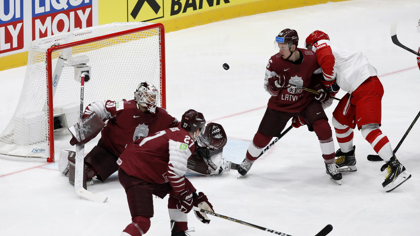 Сборная России проигрывает Латвии после первого периода на ЧМ в Словакии