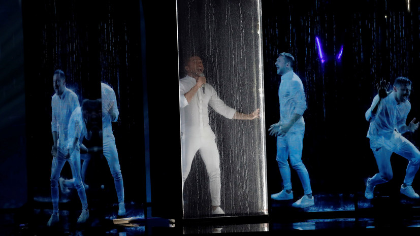 Лазарев выступил в финале Евровидения
