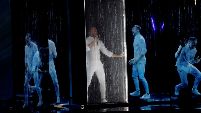 Лазарев выступил в финале Евровидения