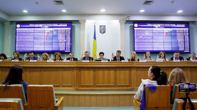 ЦИК Украины утвердила план проведения досрочных выборов в Раду