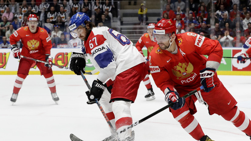Чехия вышла вперёд в матче с Россией за третье место на ЧМ по хоккею