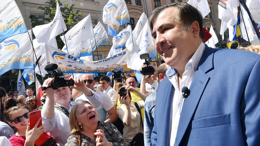 «Будет ориентироваться на популистские силы»: партия Саакашвили заявила о намерении участвовать в выборах в Раду