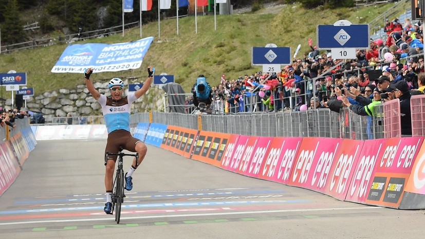 Француз Петерс выиграл 17-й этап престижной веломногодневки «Джиро д’Италия»