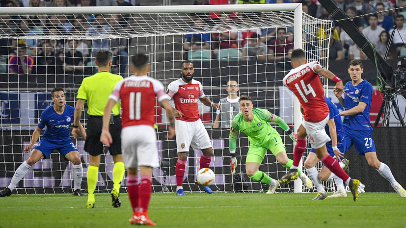 «Челси» и «Арсенал» не забили друг другу в первом тайме финала Лиги Европы